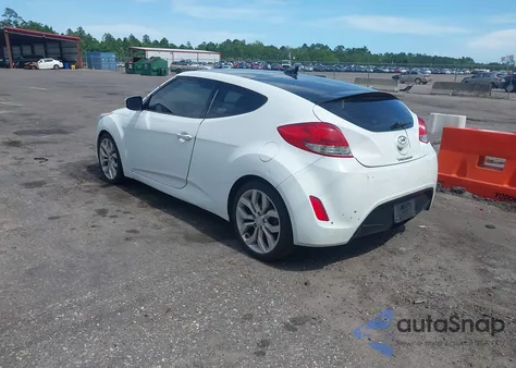 2012 Hyundai Veloster Base W/Red/Black из США, поврежденный, VIN KMHTC6ADXCU050034